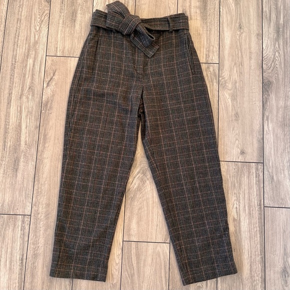 SOLD - Aritzia Wilfred Tie-Front Wool Pant Size 4 - Picture 1 of 8
